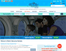 Tablet Screenshot of barbados.atlantissubmarines.com